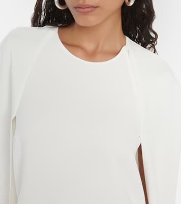 Cape midi dress | Stella McCartney