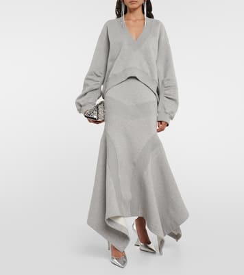 Jupe longue en coton | The Attico