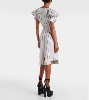 Robe midi Kate rayée en coton | Vivienne Westwood