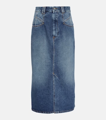 Falda midi Dipoma en denim | Isabel Marant