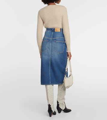 Falda midi Dipoma en denim | Isabel Marant