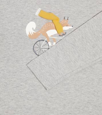 Camiseta en jersey de algodón estampada | Il Gufo