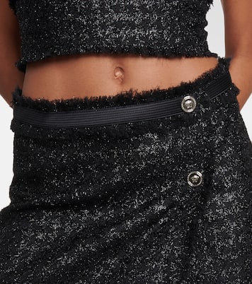 Minifalda en bouclé | Versace