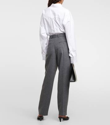 Gerade Hose aus einem Wollgemisch | Toteme