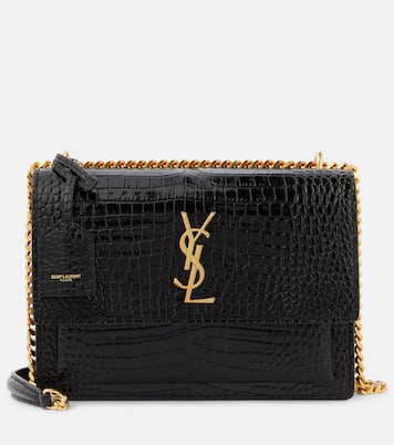 Borsa Sunset Medium in pelle stampata | Saint Laurent
