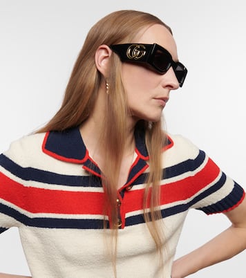 Double G rectangular sunglasses | Gucci