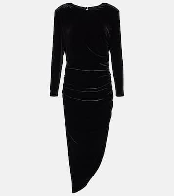 Tristana velvet midi dress | Veronica Beard
