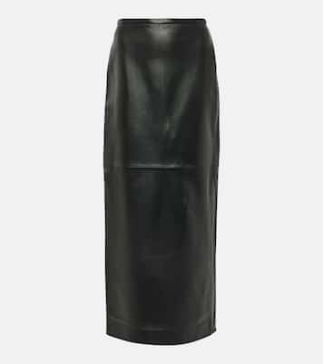 Leather maxi skirt | CO