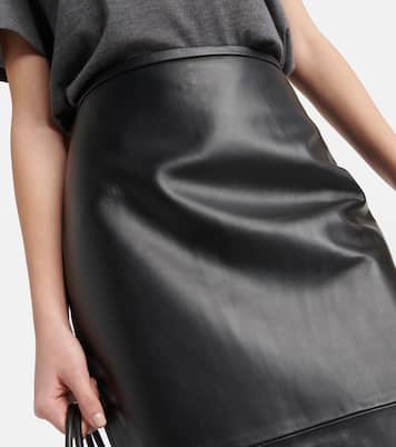 Leather maxi skirt | CO