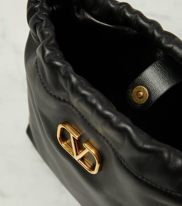 VLogo Signature Mini leather pouch | Valentino Garavani