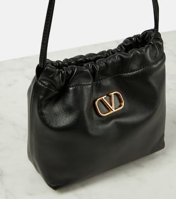 VLogo Signature Mini leather pouch | Valentino Garavani