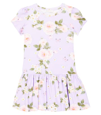 Bedrucktes Kleid aus Jersey | Monnalisa