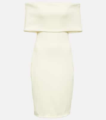 Robe midi à encolure bardot | Bottega Veneta
