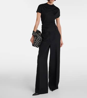 Weite Low-Rise-Hose Bacall | Khaite