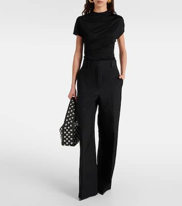 Weite Low-Rise-Hose Bacall | Khaite
