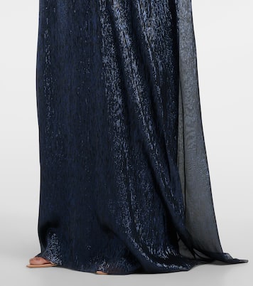 Caftano in mousseline con cristalli | Oscar de la Renta