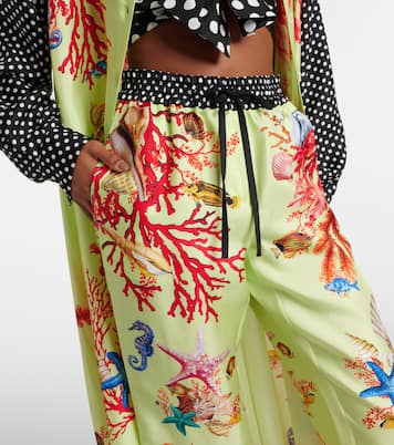 Pantaloni tapered Capri in seta | Dolce&Gabbana