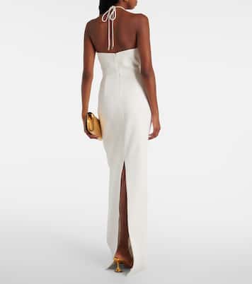 Bridal Odetta floral-appliqué gown | Rebecca Vallance