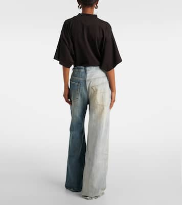 Fifty-Fifty low-rise wide-leg jeans | Balenciaga