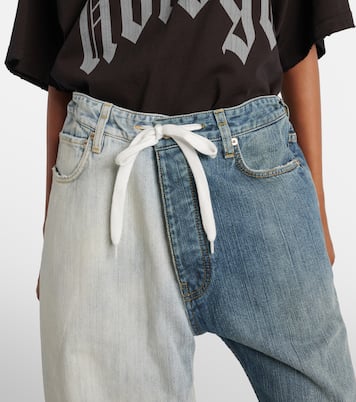 Fifty-Fifty low-rise wide-leg jeans | Balenciaga