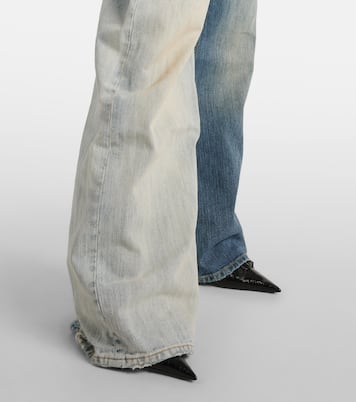 Fifty-Fifty low-rise wide-leg jeans | Balenciaga