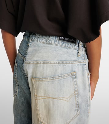 Fifty-Fifty low-rise wide-leg jeans | Balenciaga