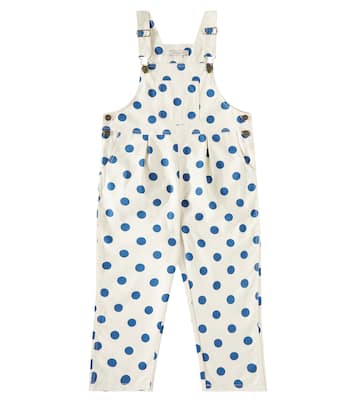 Salopette Nola in denim con stampa | Konges Sløjd