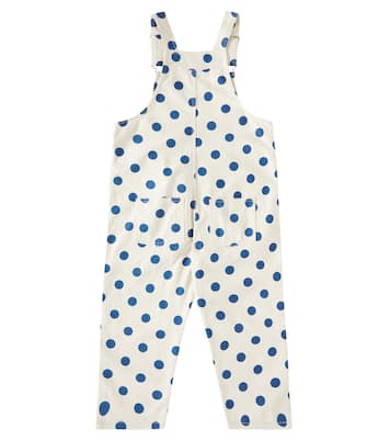 Salopette Nola in denim con stampa | Konges Sløjd