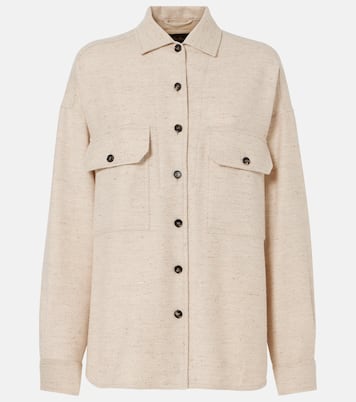 Giacca camicia Jenna in tweed di misto lana | Loro Piana