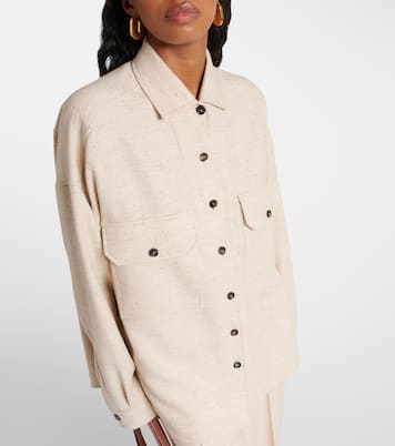 Giacca camicia Jenna in tweed di misto lana | Loro Piana