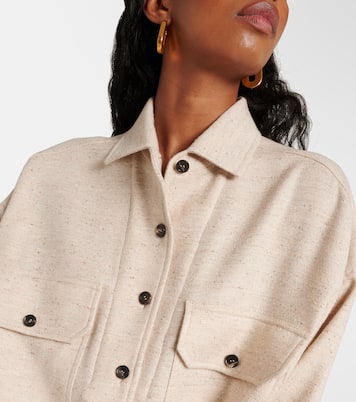 Giacca camicia Jenna in tweed di misto lana | Loro Piana