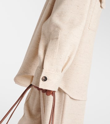 Giacca camicia Jenna in tweed di misto lana | Loro Piana