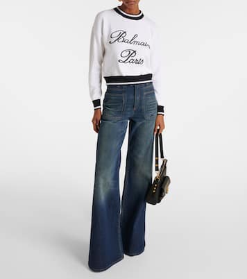 Balmain Signature embroidered sweater  | Balmain