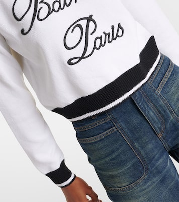 Balmain Signature embroidered sweater  | Balmain