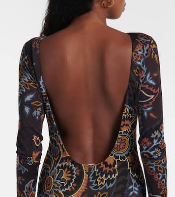 Abito lungo con stampa floreale | Etro