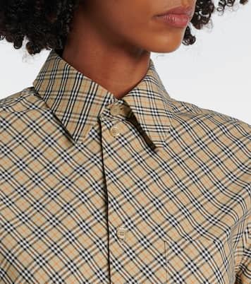 Robe chemise Burberry Check en coton | Burberry
