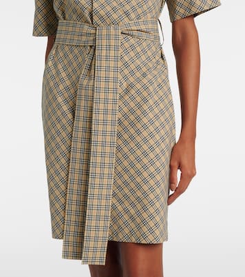 Robe chemise Burberry Check en coton | Burberry
