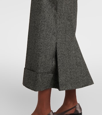 Jupe midi en laine | Prada