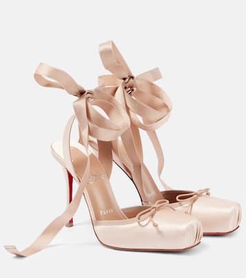 Pumps Cassia 100 in crêpe di raso | Christian Louboutin