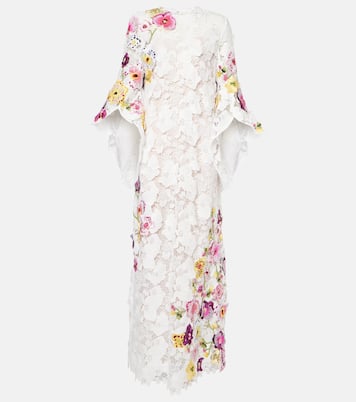 Robe aus Guipure-Spitze | Oscar de la Renta