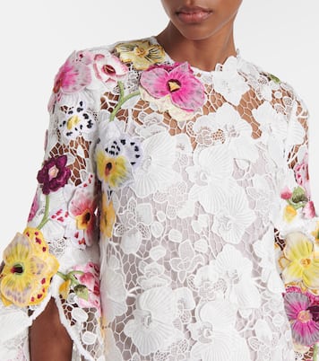 Robe aus Guipure-Spitze | Oscar de la Renta