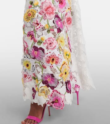 Robe aus Guipure-Spitze | Oscar de la Renta