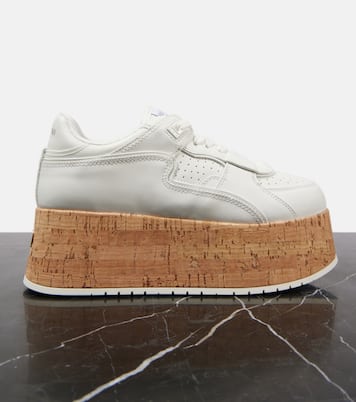 Freedots XL leather platform sneakers | Valentino Garavani