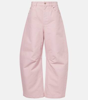 Cotton barrel-leg pants | Loewe