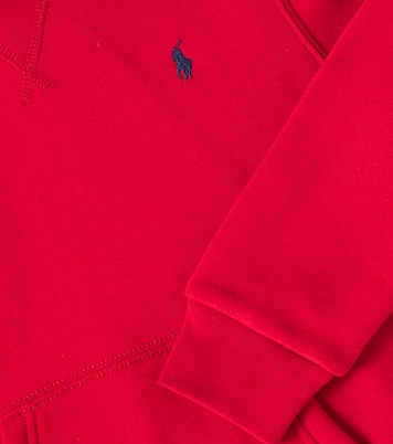 Felpa in jersey di cotone con cappuccio | Polo Ralph Lauren Kids