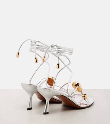 Sandalen Gleam 65 aus Metallic-Leder | Zimmermann
