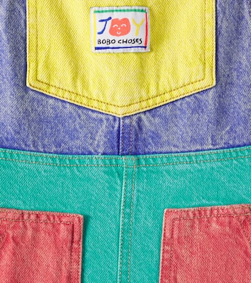 Colorblock denim overalls | Bobo Choses