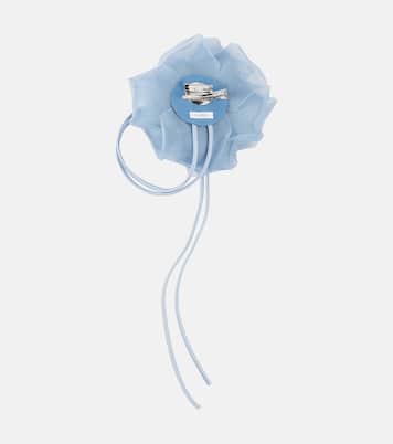 Broche Jessy en soie à fleur | Max Mara