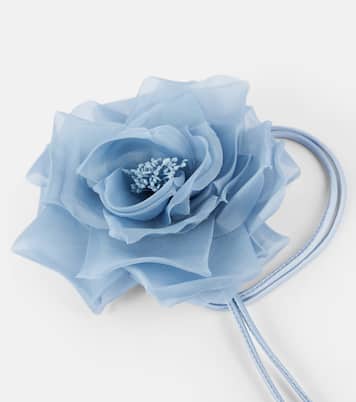 Broche Jessy en soie à fleur | Max Mara