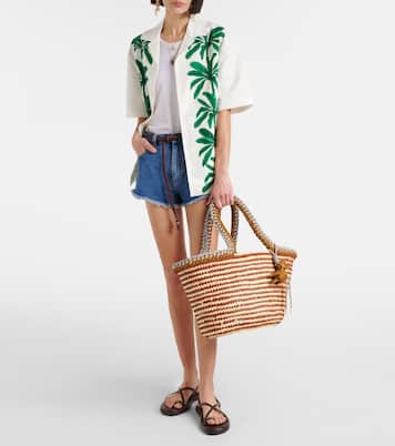 Sac panier Dee Dee Large en raphia | Alémais